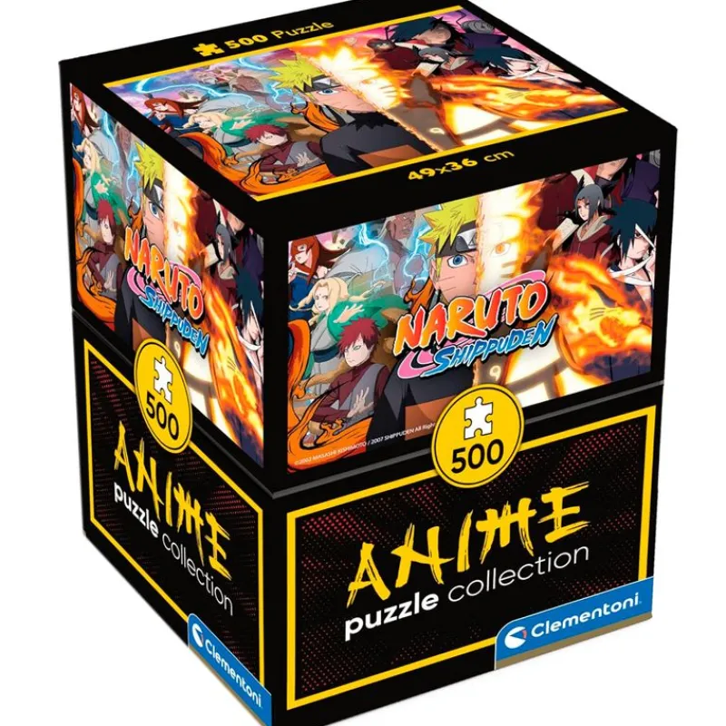 CLEMENTONI Puzzles De 100 A 500 Piezas|Puzzles Y Construcciones|Naruto Shippuden Anime Cube Puzzle 500 Piezas