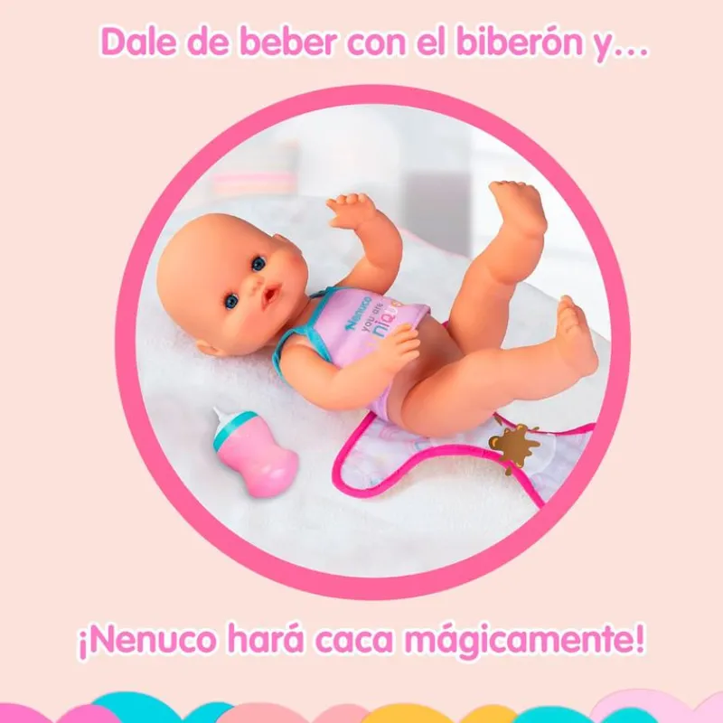 FAMOSA Nenuco Hace Popó Muñeco Bebé- Muñecas