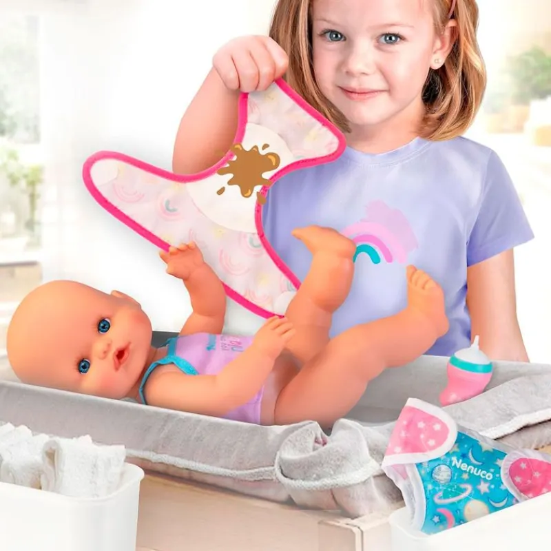 FAMOSA Nenuco Hace Popó Muñeco Bebé- Muñecas