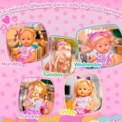 FAMOSA Nenuco Peinaditos para el Cole- Muñecas