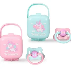 FAMOSA Nenuco Porta Chupete + Chupete Surtido- Muñecas