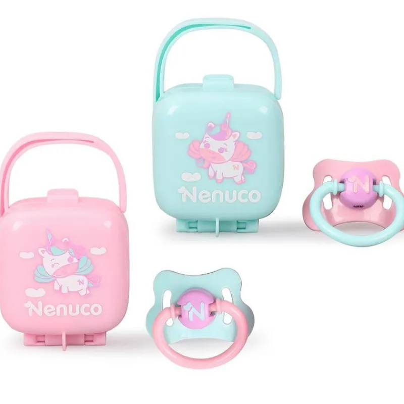 FAMOSA Nenuco Porta Chupete + Chupete Surtido- Muñecas