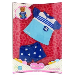 FAMOSA Nenuco Ropita Casual Trajecito Azul- Muñecas