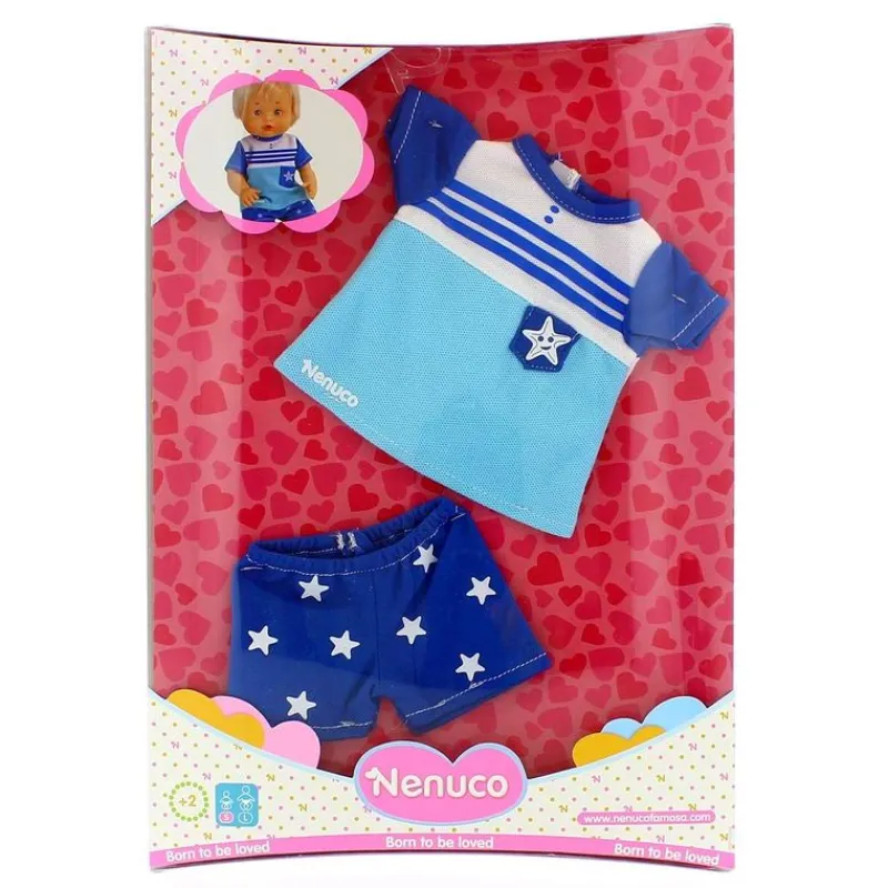 FAMOSA Nenuco Ropita Casual Trajecito Azul- Muñecas