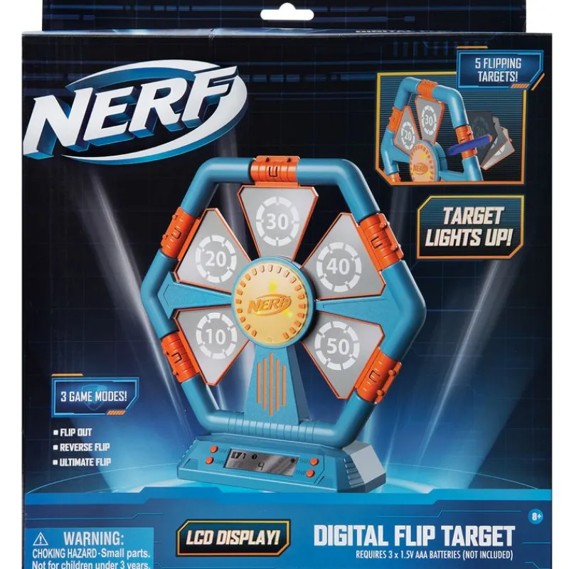 SELECCION DRIM Nerf Diana Digital Flip Target- Juegos Y Juguetes De Imitación