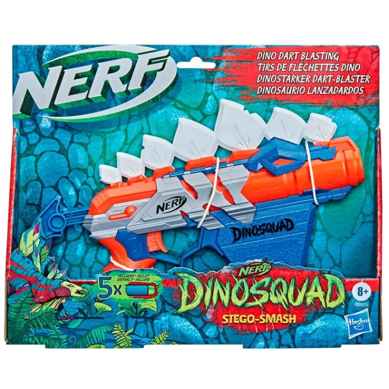 HASBRO Juegos Y Juguetes De Imitación|Nerf Dinosquad Stego-Smash