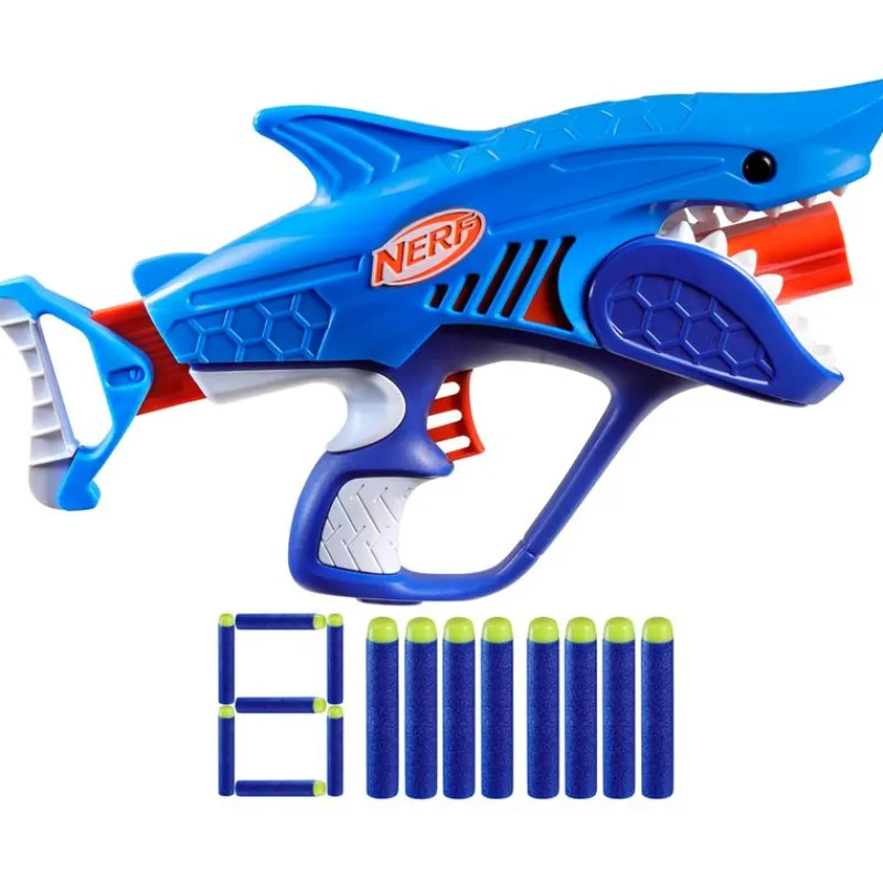 HASBRO Nerf Easy Play Sharkfire Lanzador- Juegos Y Juguetes De Imitación