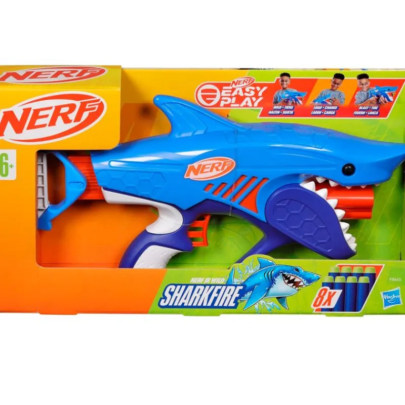 HASBRO Nerf Easy Play Sharkfire Lanzador- Juegos Y Juguetes De Imitación