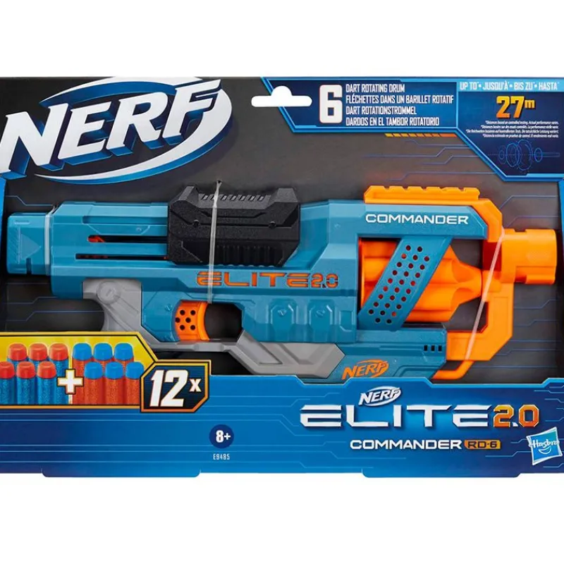 HASBRO Juegos Y Juguetes De Imitación|Nerf Elite 2.0 Commander RD-06