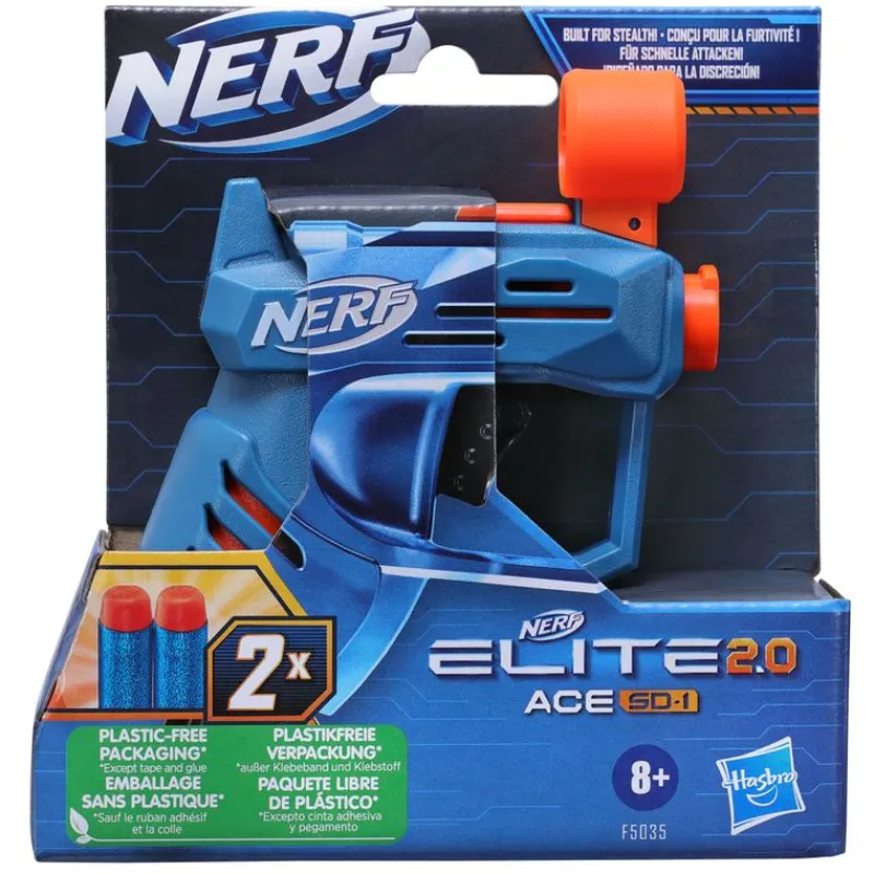 HASBRO Juegos Y Juguetes De Imitación|Nerf Elite 2.0 Lanzador ACE SD-1