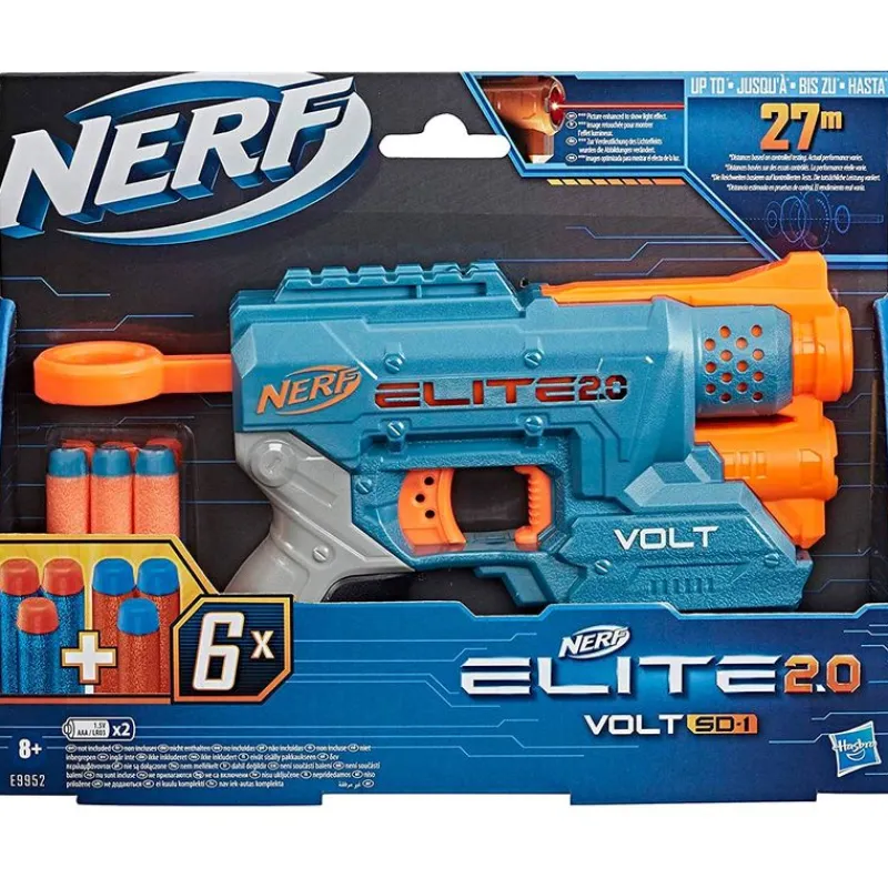 HASBRO Juegos Y Juguetes De Imitación|Nerf Elite 2.0 Lanzador Volt SD-1