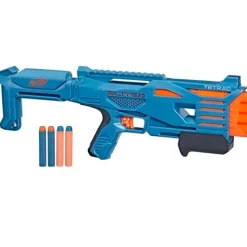 HASBRO Nerf Elite Tetrad 2.0 Lanzador- Juegos Y Juguetes De Imitación