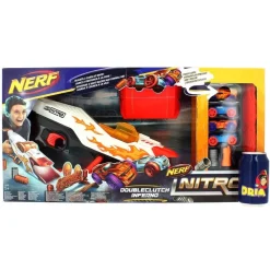 HASBRO Juegos Y Juguetes De Imitación|Nerf Nitro Doubleclutch Inferno
