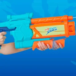HASBRO Nerf Super Soaker Mega Dunk-Fill Pistola de Agua- Aire Libre