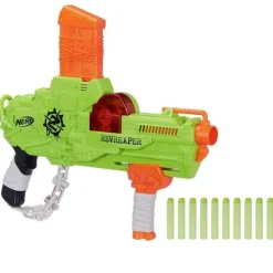 HASBRO Nerf Zombie Lanzador Strike RevReaper- Halloween|Juegos Y Juguetes De Imitación