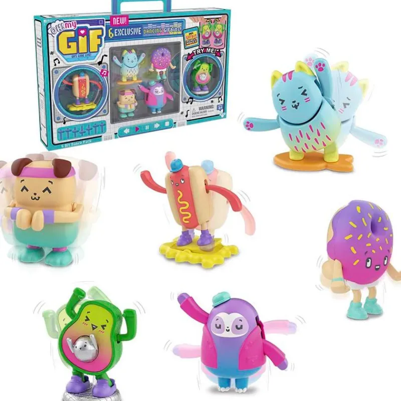 FAMOSA Manualidades|Oh My Gif Pack 6 Figuras Exclusivas
