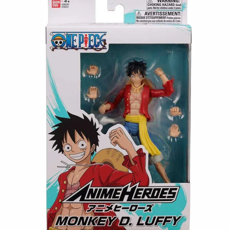 BANDAI One Piece Anime Heroes Figura Luffy- Figuras Anime|Figuras Y Figuras De Acción