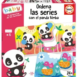 EDUCA Ordena las Series con el Oso Panda Bimba- Juegos Y Juguetes Educativos
