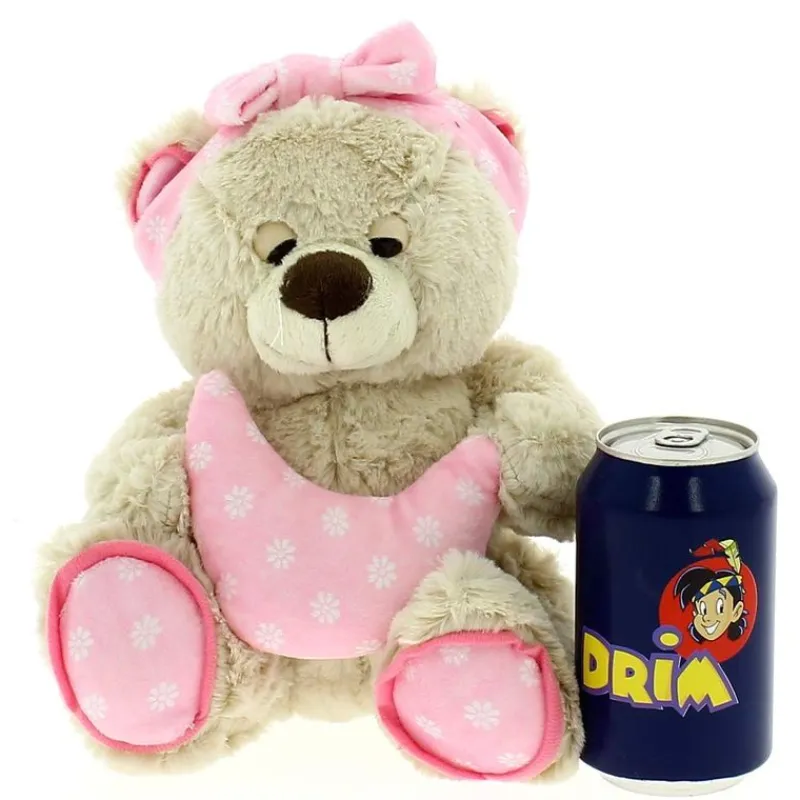 SELECCION DRIM Oso de Peluche Rosa 23cm- Primera Infancia Y Preescolar