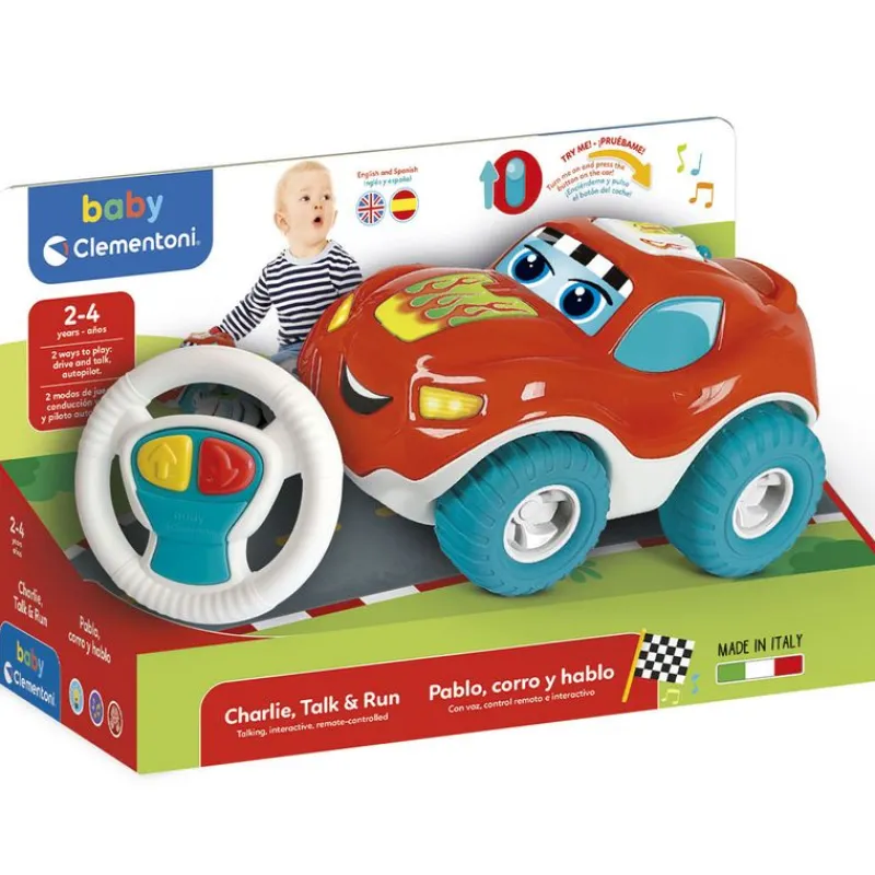 CLEMENTONI Vehículos, Trenes Y Parkings|Coches Radio Control (R/C)|Pablo Corro y Hablo Coche R/C