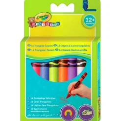 CRAYOLA Pack 16 Ceras de Colores- Manualidades