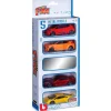 BURAGO Pack 5 Coches Escala 1:43 Surtido- Vehículos, Trenes Y Parkings
