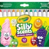 CRAYOLA Pack 12 Rotuladores Lavables Perfumados- Manualidades