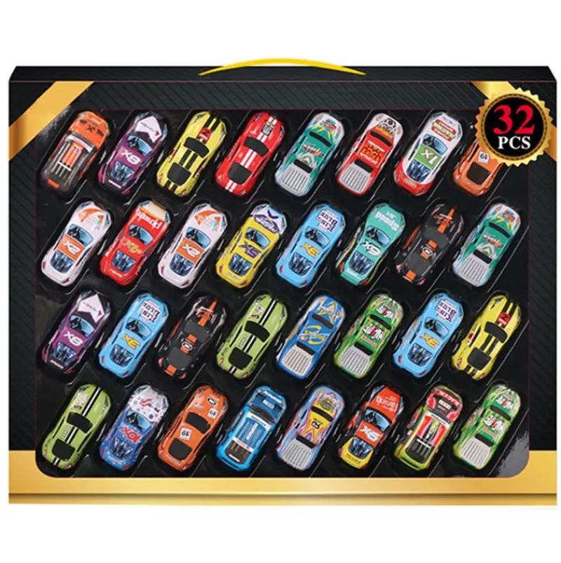 DRIM DISCOUNT Pack 32 Vehículos- Vehículos, Trenes Y Parkings