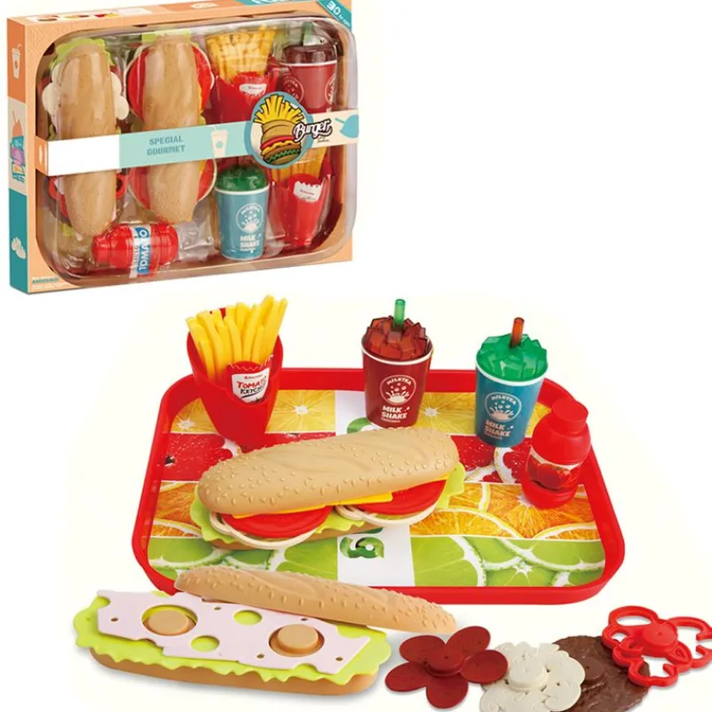 DRIM DISCOUNT Juegos Y Juguetes De Imitación|Pack Bandeja Comida Rápida