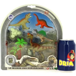 DRIM DISCOUNT Figuras Y Figuras De Acción|Pack de Dinosaurios 4 Unidades Modelo 2