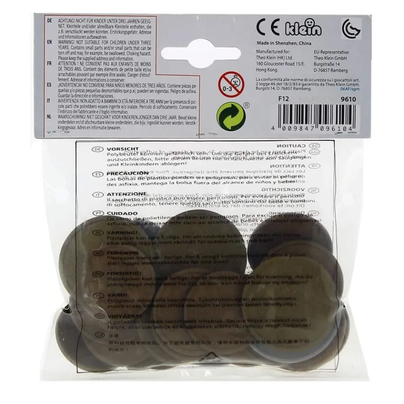 THEO KLEIN Juegos Y Juguetes De Imitación|Pack de Monedas Euro para Jugar