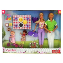 DRIM DISCOUNT Muñecas|Pack Muñecos Defa Lucy Familia de Picnic