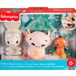 FISHER PRICE Regalos De Nacimiento|Primera Infancia Y Preescolar|Pack Regalo Muchos Sentidos