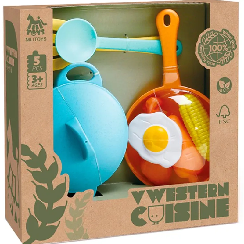 DRIM DISCOUNT Juegos Y Juguetes De Imitación|Pack Sartenes Ecológicas Infantiles