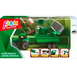 DRIM DISCOUNT Pack Tractor con Accesorios- Vehículos, Trenes Y Parkings