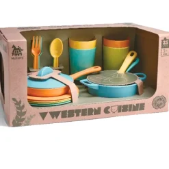 DRIM DISCOUNT Pack Vajilla Infantil Ecológica- Juegos Y Juguetes De Imitación