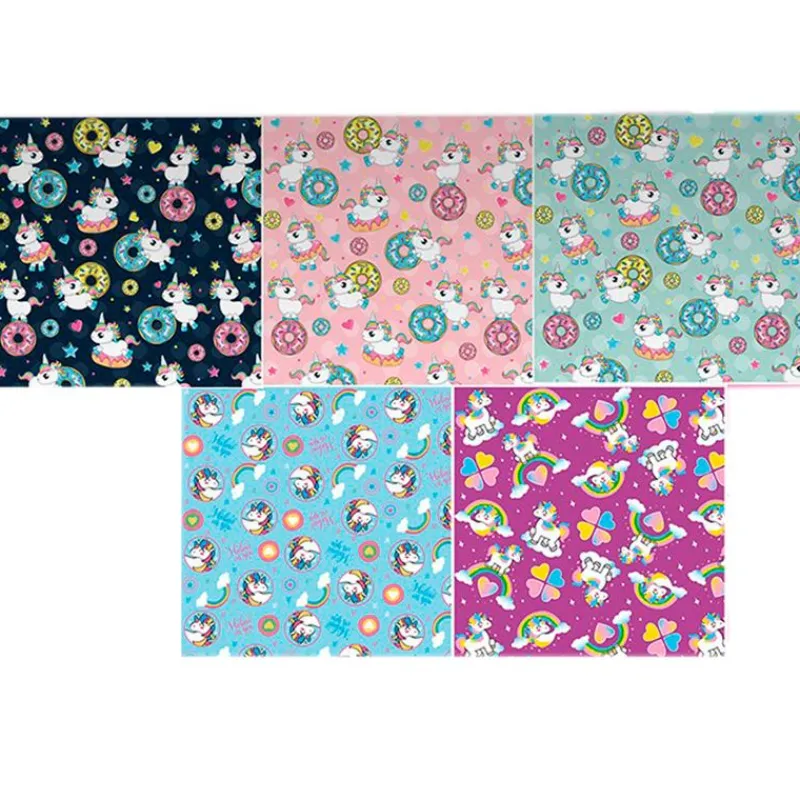 SELECCION DRIM Baterías, Pilas Y Papel De Regalo|Papel de Regalo Unicornio 200x70 cm Surtido