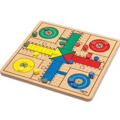 CAYRO Juegos De Mesa|Parchís y Oca en Caja de Metal