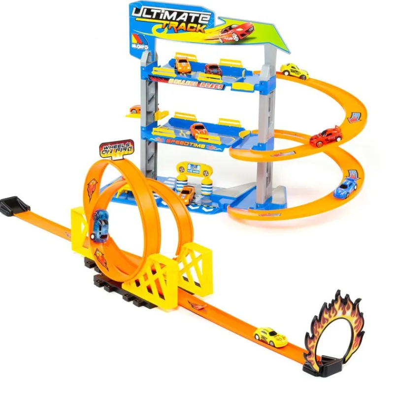 MOLTO Vehículos, Trenes Y Parkings|Parking 2 Plantas + Pista Looping