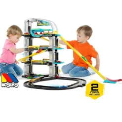 MOLTO Vehículos, Trenes Y Parkings|Parking Infantil 4 Plantas