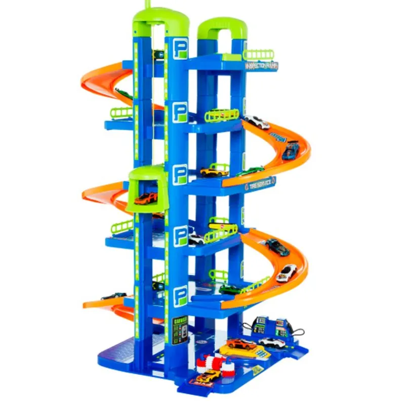 MOLTO Parking Infantil 6 Plantas- Vehículos, Trenes Y Parkings