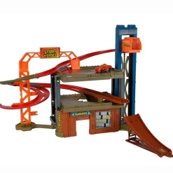 MAJORETTE Parking Stunt Héroes- Vehículos, Trenes Y Parkings