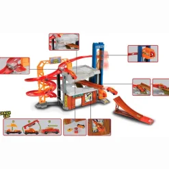 MAJORETTE Parking Stunt Héroes- Vehículos, Trenes Y Parkings