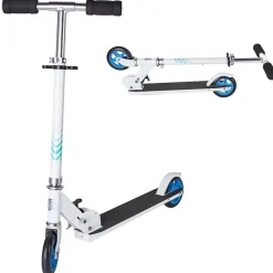 SELECCION DRIM Patinete Aluminio Blanco- Bicicletas, Correpasillos Y Triciclos