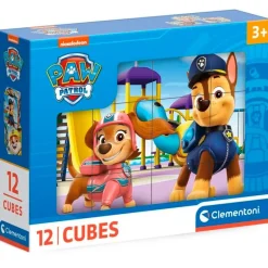 CLEMENTONI Puzzles Y Construcciones|Patrulla Canina Cubos 12 Piezas