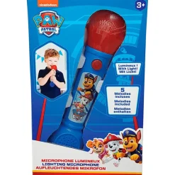 LEXIBOOK Patrulla Canina Micrófono Luz y Sonido- Instrumentos Musicales