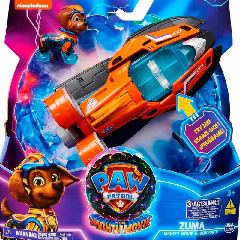 SPIN MASTER Patrulla Canina Mighty Movie Vehículo Zuma- Figuras Y Figuras De Acción