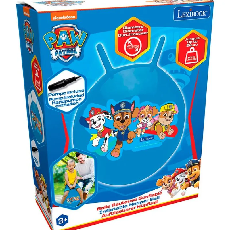 LEXIBOOK Deportivos|Patrulla Canina Pelota Saltarina