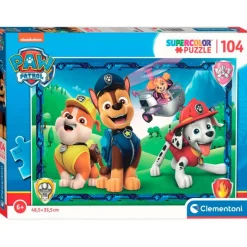 CLEMENTONI Patrulla Canina Puzzle 104 Piezas- Puzzles Y Construcciones