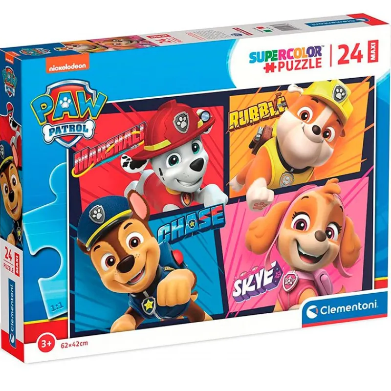 CLEMENTONI Patrulla Canina Puzzle 24 Piezas- Puzzles Y Construcciones